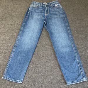 Abercrombie & Fitch The Mom High‎ Rise Jean Women's Size 2R/26 Casual Minimalist